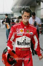 15.10.2005 Shanghai, China,  Michael Schumacher, GER, Ferrari - October, Formula 1 World Championship, Rd 19, Chinese Grand Prix, Saturday Qualifying