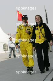 15.10.2005 Shanghai, China,  Tiago Monteiro, PRT, Jordan - October, Formula 1 World Championship, Rd 19, Chinese Grand Prix, Saturday