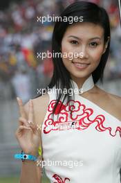 16.10.2005 Shanghai, China,  Grid Girls - October, Formula 1 World Championship, Rd 19, Chinese Grand Prix, Sunday Grid Girl