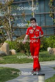 13.10.2005 Shanghai, China,  Chris Dyer, GBR, Ferrari Race Engineer - October, Formula 1 World Championship, Rd 19, Chinese Grand Prix, Thursday