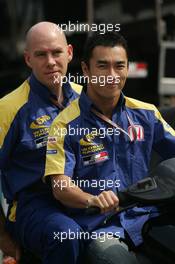 13.10.2005 Shanghai, China,  Takuma Sato, JPN,  BAR Honda with Jock Clear, GBR, BAR Senior Race Engineer  - October, Formula 1 World Championship, Rd 19, Chinese Grand Prix, Thursday