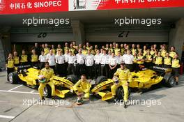13.10.2005 Shanghai, China,  Jordan ream photo - October, Formula 1 World Championship, Rd 19, Chinese Grand Prix, Thursday