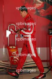 08.05.2005 Barcelona, Spain, Michael Schumacher, GER, Ferrari - May, Formula 1 World Championship, Rd 5, Spanish Grand Prix, ESP, Qualifying