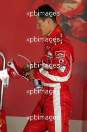 08.05.2005 Barcelona, Spain, Michael Schumacher, GER, Ferrari - May, Formula 1 World Championship, Rd 5, Spanish Grand Prix, ESP, Qualifying