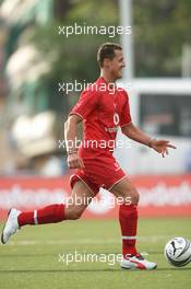 05.05.2005 Barcelona, Spain, Football at Campo de Deportes Municipal de Montmelo - with Michael Schumacher, GER, Ferrari - May, Formula 1 World Championship, Rd 5, Spanish Grand Prix, ESP