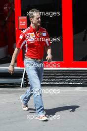 27.05.2005 Nuerburg, Germany,  Michael Schumacher, GER, Ferrari - May, Formula 1 World Championship, Rd 7, European Grand Prix, Nürburgring, GER