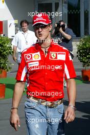 27.05.2005 Nuerburg, Germany,  Michael Schumacher, GER, Ferrari - May, Formula 1 World Championship, Rd 7, European Grand Prix, Nürburgring, GER