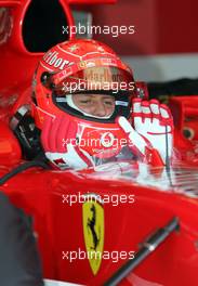 27.05.2005 Nuerburg, Germany,  Michael Schumacher, GER, Scuderia Ferrari Marlboro, F2005, Pitlane, Box, Garage - May, Formula 1 World Championship, Rd 7, European Grand Prix, Nürburgring, GER, Practice