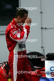 29.05.2005 Nuerburg, Germany,  Michael Schumacher, GER, Ferrari - May, Formula 1 World Championship, Rd 7, European Grand Prix, Nürburgring, GER, Podium