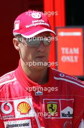 28.05.2005 Nuerburg, Germany,  Michael Schumacher, GER, Ferrari - May, Formula 1 World Championship, Rd 7, European Grand Prix, Nürburgring, GER, Qualifying