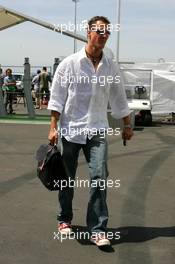 26.05.2005 Nuerburg, Germany,  Michael Schumacher (GER), Scuderia Ferrari Marlboro, Portrait, arriving at the circuit - May, Formula 1 World Championship, Rd 7, European Grand Prix, Nürburgring, GER