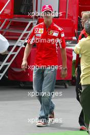 26.05.2005 Nuerburg, Germany,  Michael Schumacher, GER, Ferrari - May, Formula 1 World Championship, Rd 7, European Grand Prix, Nürburgring, GER