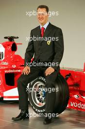 25.02.2005 Maranello, Italy, Season 2005 Car Launch of Scuderia Ferrari Marlboro, F2005, Friday, Michael Schumacher, GER, Ferrari