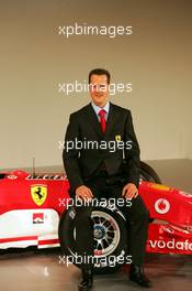 25.02.2005 Maranello, Italy, Season 2005 Car Launch of Scuderia Ferrari Marlboro, F2005, Friday, Michael Schumacher, GER, Ferrari