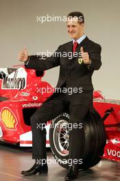 25.02.2005 Maranello, Italy, Season 2005 Car Launch of Scuderia Ferrari Marlboro, F2005, Friday, Michael Schumacher, GER, Ferrari