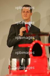 25.02.2005 Maranello, Italy, Season 2005 Car Launch of Scuderia Ferrari Marlboro, F2005, Friday, Michael Schumacher, GER, Ferrari