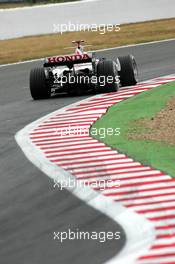 01.07.2005 Magny-Cours, France,  Jenson Button (GBR), Lucky Strike BAR Honda 007 - July, Formula 1 World Championship, Rd 10, French Grand Prix, Magny Cours, France, Practice