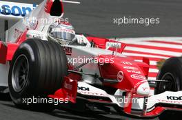01.07.2005 Magny-Cours, France,  Jarno Trulli (ITA), Panasonic Toyota Racing TF105 - July, Formula 1 World Championship, Rd 10, French Grand Prix, Magny Cours, France, Practice
