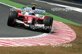 01.07.2005 Magny-Cours, France,  Olivier Panis (FRA), Test driver Panasonic Toyota Racing TF105 - July, Formula 1 World Championship, Rd 10, French Grand Prix, Magny Cours, France, Practice
