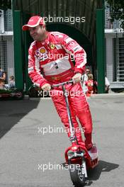 01.07.2005 Magny-Cours, France,  Rubens Barrichello, BRA, Ferrari - July, Formula 1 World Championship, Rd 10, French Grand Prix, Magny Cours, France