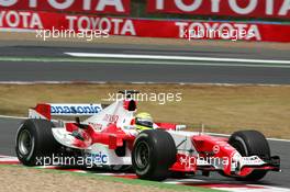 01.07.2005 Magny-Cours, France,  Ralf Schumacher (GER), Panasonic Toyota Racing TF105 - July, Formula 1 World Championship, Rd 10, French Grand Prix, Magny Cours, France, Practice