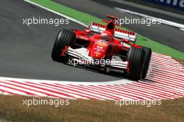 01.07.2005 Magny-Cours, France,  Michael Schumacher (GER), Scuderia Ferrari Marlboro F2005 - July, Formula 1 World Championship, Rd 10, French Grand Prix, Magny Cours, France, Practice