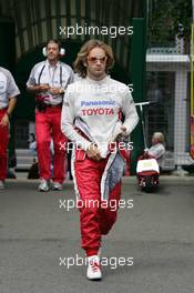 01.07.2005 Magny-Cours, France,  Jarno Trulli, ITA, Toyota, Panasonic Toyota Racing - July, Formula 1 World Championship, Rd 10, French Grand Prix, Magny Cours, France