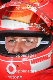 01.07.2005 Magny-Cours, France,  Michael Schumacher, GER, Ferrari - July, Formula 1 World Championship, Rd 10, French Grand Prix, Magny Cours, France, Practice