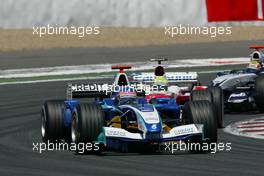 03.07.2005 Magny-Cours, France,  Jacques Villeneuve, CDN, Sauber Petronas, C24, Action, Track - July, Formula 1 World Championship, Rd 10, French Grand Prix, Magny Cours, France, Race