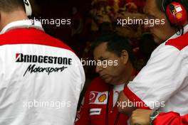02.07.2005 Magny-Cours, France,  Jean Todt, FRA, Ferrari, Teamchief, General Manager, GES - July, Formula 1 World Championship, Rd 10, French Grand Prix, Magny Cours, France, Practice