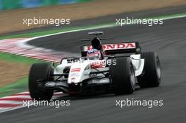 02.07.2005 Magny-Cours, France,  Takuma Sato (JPN), Lucky Strike BAR Honda 007 - July, Formula 1 World Championship, Rd 10, French Grand Prix, Magny Cours, France, Practice