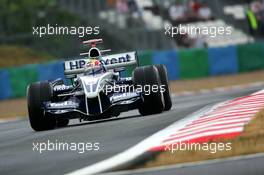 02.07.2005 Magny-Cours, France,  Mark Webber (AUS), BMW Williams F1 FW27 - July, Formula 1 World Championship, Rd 10, French Grand Prix, Magny Cours, France, Practice