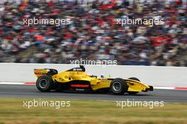 02.07.2005 Magny-Cours, France,  Narain Karthikeyan (IND), Jordan Toyota EJ15 - July, Formula 1 World Championship, Rd 10, French Grand Prix, Magny Cours, France, Practice