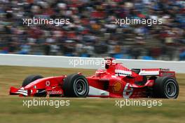 02.07.2005 Magny-Cours, France,  Michael Schumacher (GER), Scuderia Ferrari Marlboro F2005 - July, Formula 1 World Championship, Rd 10, French Grand Prix, Magny Cours, France, Practice