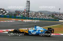 02.07.2005 Magny-Cours, France,  Giancarlo Fisichella (ITA), Mild Seven Renault F1 R25 - July, Formula 1 World Championship, Rd 10, French Grand Prix, Magny Cours, France, Practice