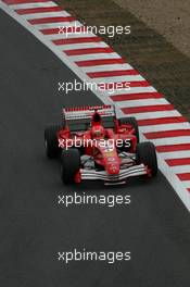 02.07.2005 Magny-Cours, France,  Michael Schumacher, GER, Scuderia Ferrari Marlboro, F2005, Action, Track - July, Formula 1 World Championship, Rd 10, French Grand Prix, Magny Cours, France, Practice
