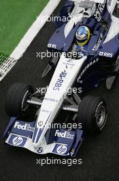 02.07.2005 Magny-Cours, France,  Nick Heidfeld, GER, BMW WilliamsF1 Team, FW27, Action, Track - July, Formula 1 World Championship, Rd 10, French Grand Prix, Magny Cours, France, Practice