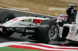 02.07.2005 Magny-Cours, France,  Takuma Sato, JPN, Lucky Strike BAR Honda 007, Action, Track - July, Formula 1 World Championship, Rd 10, French Grand Prix, Magny Cours, France, Practice