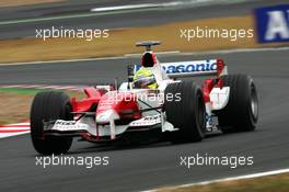 02.07.2005 Magny-Cours, France,  Ralf Schumacher (GER), Panasonic Toyota Racing TF105 - July, Formula 1 World Championship, Rd 10, French Grand Prix, Magny Cours, France, Practice