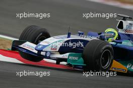 02.07.2005 Magny-Cours, France,  Felipe Massa, BRA, Sauber Petronas C24, Track, Action - July, Formula 1 World Championship, Rd 10, French Grand Prix, Magny Cours, France, Practice