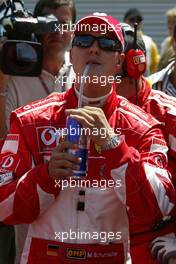 03.07.2005 Magny-Cours, France,  Michael Schumacher, GER, Ferrari - July, Formula 1 World Championship, Rd 10, French Grand Prix, Magny Cours, France