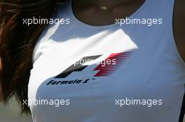 03.07.2005 Magny-Cours, France,  Grid Girl - July, Formula 1 World Championship, Rd 10, French Grand Prix, Magny Cours, France