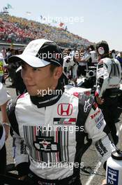 03.07.2005 Magny-Cours, France,  Takuma Sato, JPN, BAR Honda - July, Formula 1 World Championship, Rd 10, French Grand Prix, Magny Cours, France