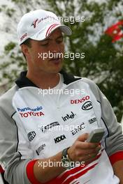30.06.2005 Magny-Cours, France,  Ralf Schumacher (GER), Panasonic Toyota Racing, Portrait, celebrating his 30th birtday today - June, Formula 1 World Championship, Rd 10, French Grand Prix, Magny Cours, France