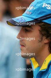30.06.2005 Magny-Cours, France,  Fernando Alonso (ESP), Mild Seven Renault F1 Team, Portrait - June, Formula 1 World Championship, Rd 10, French Grand Prix, Magny Cours, France