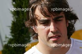 30.06.2005 Magny-Cours, France,  Fernando Alonso, ESP, Renault F1 Team - June, Formula 1 World Championship, Rd 10, French Grand Prix, Magny Cours, France