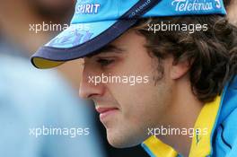 30.06.2005 Magny-Cours, France,  Fernando Alonso (ESP), Mild Seven Renault F1 Team, Portrait- June, Formula 1 World Championship, Rd 10, French Grand Prix, Magny Cours, France