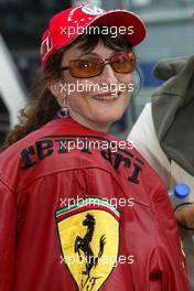 30.06.2005 Magny-Cours, France,  A Ferrari fan at age - June, Formula 1 World Championship, Rd 10, French Grand Prix, Magny Cours, France