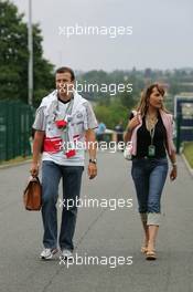 30.06.2005 Magny-Cours, France,  Olivier Panis, FRA, Test Driver, Panasonic Toyota Racing - June, Formula 1 World Championship, Rd 10, French Grand Prix, Magny Cours, France