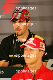 30.06.2005 Magny-Cours, France,  Tiago Monteiro (POR), Jordan Toyota, Portrait - June, Formula 1 World Championship, Rd 10, French Grand Prix, Magny Cours, France, Press Conference
